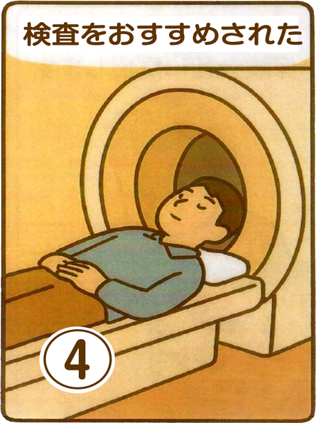 ④検査をおすすめされた